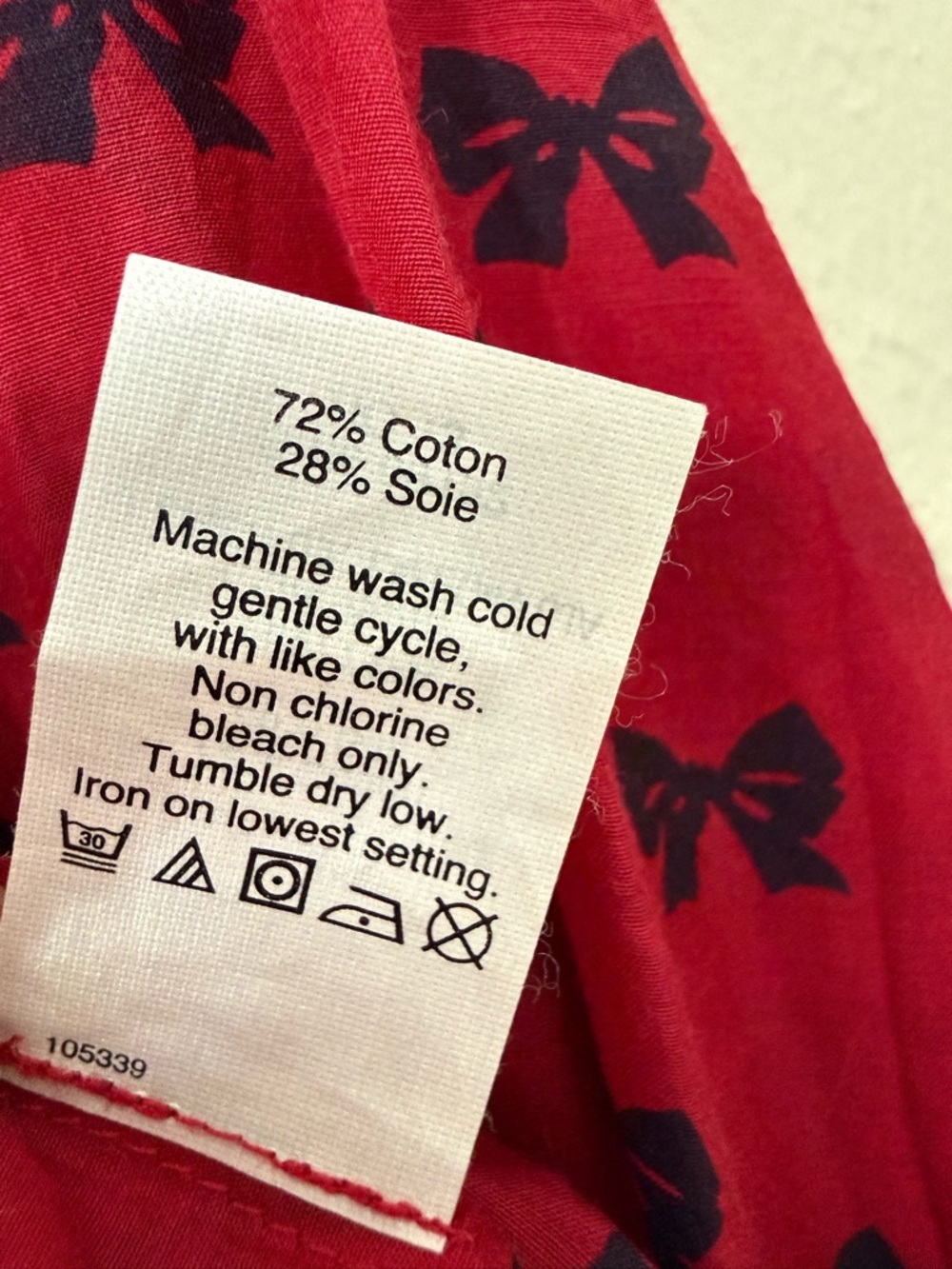 J.Crew Boy Popover in Bows size 10 - Picture 6 of 7